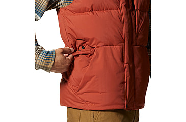 Image of Mountain Hardwear Nevadan Down Vest - Mens, Dark Copper, Large, 2004041838-Dark Copper-L