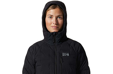 Image of Mountain Hardwear Stretchdown Hoody - Womens, Black, Small, 1943271010-S