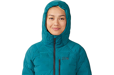 Image of Mountain Hardwear Stretchdown Hoody - Womens, Jack Pine, Medium, 1943271314-Jack Pine-M