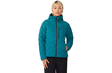 Image of Mountain Hardwear Stretchdown Hoody - Womens, Jack Pine, Medium, 1943271314-Jack Pine-M