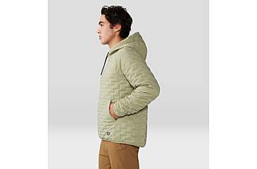 Image of Mountain Hardwear Stretchdown Light Pullover Hoody - Mens, Mantis Green, Large, 2057331361-L