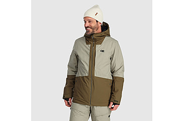 Image of Outdoor Research Snowcrew Jacket - Mens, Loden/Flint, Small, 2831902209-S