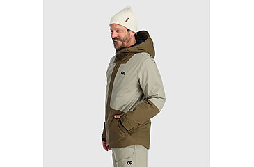 Image of Outdoor Research Snowcrew Jacket - Mens, Loden/Flint, Small, 2831902209-S