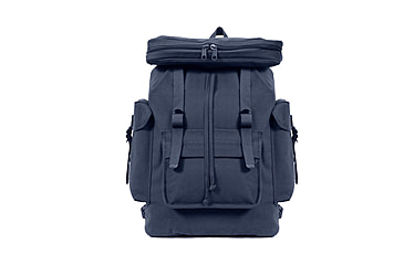 Image of Rothco Canvas European Style Rucksack, Navy Blue, 2304-NavyBlue