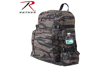 Image of Rothco Jumbo Vintage Canvas Backpack, Tiger Stripe Camo, 9712-TigerStripeCamo