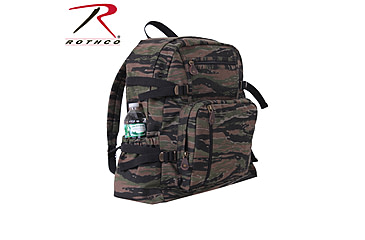 Image of Rothco Jumbo Vintage Canvas Backpack, Tiger Stripe Camo, 9712-TigerStripeCamo