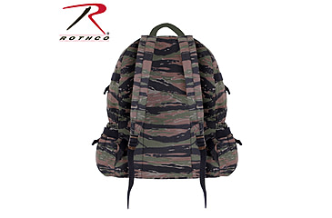 Image of Rothco Jumbo Vintage Canvas Backpack, Tiger Stripe Camo, 9712-TigerStripeCamo