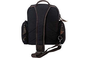 Image of Rothco Vintage Canvas Sling Backpack, Black, 59680-Black