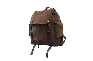 Image of Rothco Vintage Expedition Rucksack, Brown, 8709-Brown