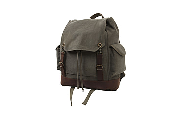 Image of Rothco Vintage Expedition Rucksack, Olive Drab, 8704-OliveDrab