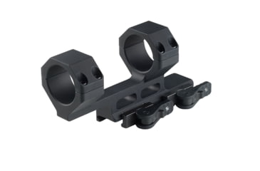 Image of American Defense Manufacturing AD-DELTA-C-H Scope Mount, 1.93in NV Height, Titanium Lever, 30mm Ring Size, Black, AD-DELTA-C-H-30-TL