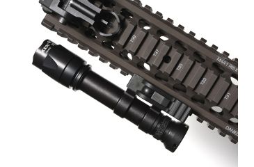 Image of American Defense Manufacturing Surefire M600/M300 Scout Mount, Tactical Lever, Black, AD-SF TAC R