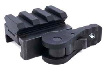 Image of American Defense Manufacturing Surefire M600/M300 Scout Mount w/ SF Rail, Standard Lever, Black, AD-SF-R STD