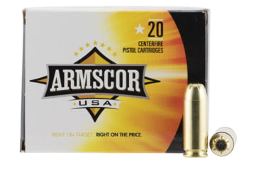 Image of Armscor Precision Inc USA 10mm 180 Grain Jacketed Hollow Point Brass Cased Pistol Ammunition, 20 Rounds, FAC10-3N-20RD