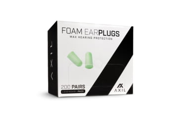 Image of AXIL Foam Ear Plugs, 200 Pair Box, FP-200GP