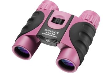 Image of Barska 10x25 Waterproof Roof Prism Binoculars,Pink AB12418