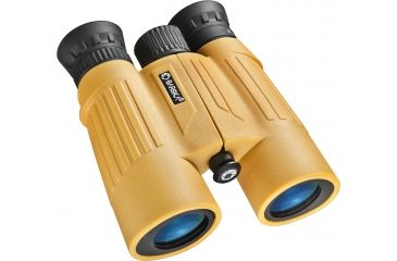 Image of Barska 10x30 Floatmaster Waterproof Blue Lens Roof Prism Binoculars, Yellow AB11092