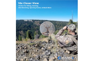 Image of Barska 10x42mm WP Level ED Binoculars, Black, AB12992