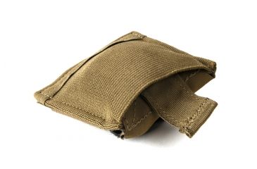 Image of Blue Force Gear Belt Mounted Ten-Speed Dump Pouch, Small, With Adjustable Belt Loop In, Coyote Brown, Small BT-DP-S-CB