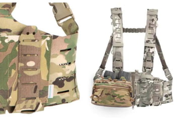 Image of Blue Force Gear RACKminus SAV-2 Chest Rig, Ten-Speed SR25 Mag Pockets, Multicam, MM-TSP-CHESTRIG-SR25-01-MC