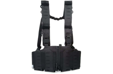 Image of Blue Force Gear RACKminus SAV-2 Chest Rig, Ten-Speed SR25 Mag Pockets, Black, MM-TSP-CHESTRIG-SR25-01-BK