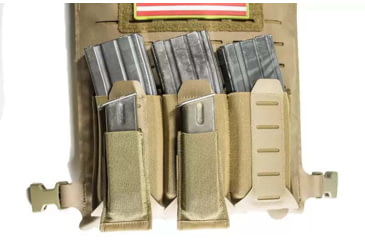 Image of Blue Force Gear Stackable Ten-Speed Triple M4 Magazine Pouch, Coyote Brown, M4, HW-TSP-M4-3-SB-CB