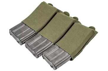 Image of Blue Force Gear Ten-Speed Triple M4 Magazine Pouch, Ranger Green, HW-TSP-M4-3-RG