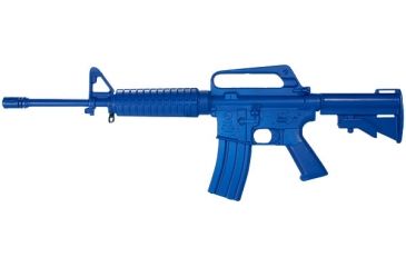 Image of Blueguns CAR15 Closed Stock Training Long Gun, Blue, FSCAR15CS