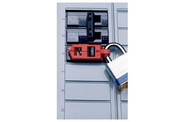 Image of Brady Circuit Breaker Lockouts, Brady 65966 Clamp-On Lockout For 480/600V Breakers