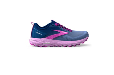 Image of Brooks Cascadia 17 Running Shoes - Womens, Navy/Purple/Violet, 7.5 Narrow, 1203921B449.075