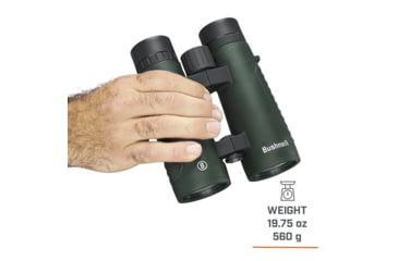 Image of Bushnell Excursion 10x42mm Powerview Roof Binocular, Green, 210242BF