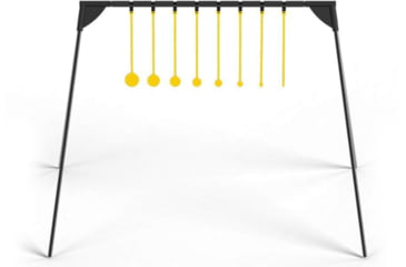 Image of Caldwell AR500 Rimfire Kyl Challenge Target Kit w/Stand, Black/Yellow, 4002310