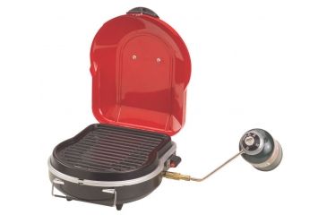 Image of Coleman EI Fold N Go 1-Burner Propane Grill, Red 2000020932