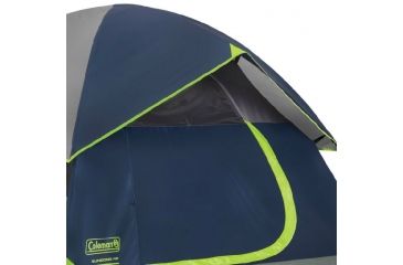 Image of Coleman Sundome 4-Person Tent w/ Rainfly, Navy/Grey, 9x7ft, 2000035697