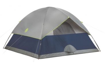 Image of Coleman Sundome 6-Person Tent W/ Rainfly, Navy / Grey, 10 x 10  ft 2000024583