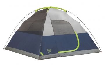 Image of Coleman Sundome 6-Person Tent W/ Rainfly, Navy / Grey, 10 x 10  ft 2000024583