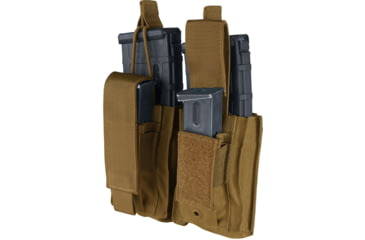 Image of Condor Outdoor Gen2 Double Kangaroo Mag Pouch, Coyote Brown, 191232-498