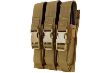 Image of Condor Outdoor Triple MP5 Mag Pouch, Coyote Brown, MA37-498