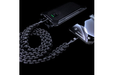 Image of Dark Energy Lightning to C Paracord Cable, Black, IND-LCC03BKBK