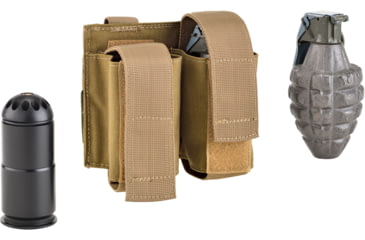 Image of Defcon 5 Double 40mm Grenade Pouch, Tan, D5-SGP0S CT