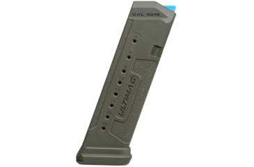 Image of FAB Defense ULTIMAG Glock 17 Polymer Magazine, 18 Round, Olive Drab Green, fx-umagg17g