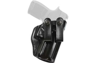 Image of EDEMO Galco Summer Comfort Inside Pant Leather Holster, Glock 26/Glock 27/Glock 33, Right Hand, Plain, Black, SUM286B, EDEMO1