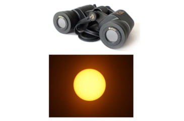 Image of Galileo 16 x 50mm Porro Prism Binoculars w/ Solar Filter Caps, Black, G-1650SF