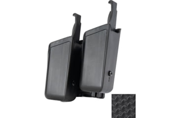 Image of Gould &amp; Goodrich Phoenix Open-Top Double Magazine Case, Glock 19, 23, Right Hand, Black Weave, T517-8W