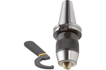 Image of Grizzly Industrial 0-1/2in. x CAT40 Keyless Drill Chuck with Lock Handle H8388