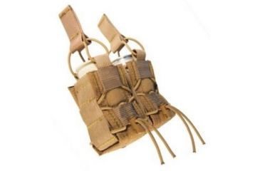 Image of High Speed Gear HSGI Double 40MM Taco MOLLE Mag Pouch, Coyote Brown, 11M402CB