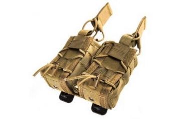 Image of High Speed Gear HSGI 40MM TACO Double MOLLE Pouch, Coyote Brown 11M402CB