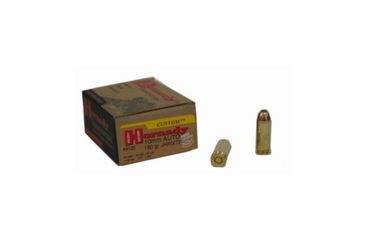 Image of Hornady Custom 10mm Auto 180 grain eXtreme Terminal Performance Brass Cased Centerfire Pistol Ammo, 20 Rounds, 9126