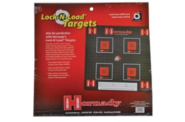 Image of Hornady Lock-N-Load Paper Targets .5 Inch Grid Pattern 10 Per Pack 9963