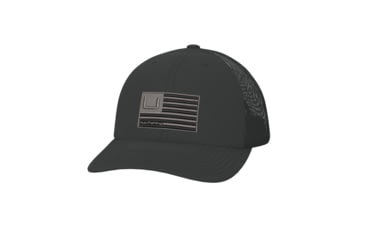 Image of HUK Performance Fishing Huk And Bars Trucker - Mens, Black, 1, H3000423-001-1